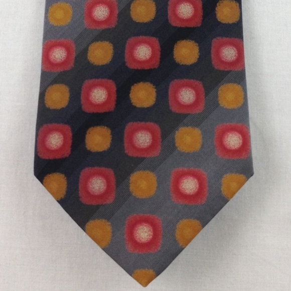 Hugo Boss Other - Hugo Boss Green Multi-Color Dot Silk Tie 57" x 4"